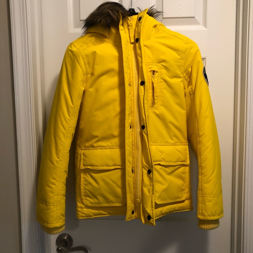 Abercrombie and Fitch Jacket w/ Fur Hood in Kids L